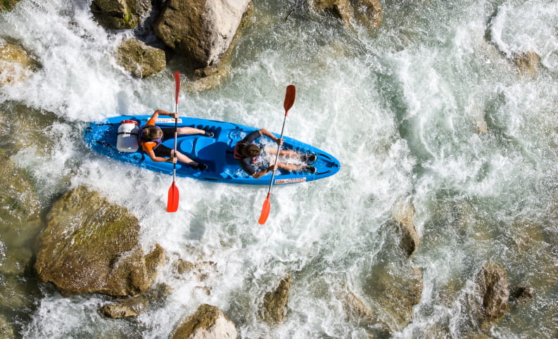 La Drôme, destination eau - Canoë-kayak sur la rivière Drôme