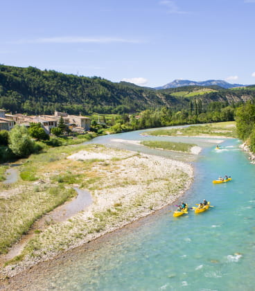 Canoë-kayak sur la rivière Drôme - incontournable