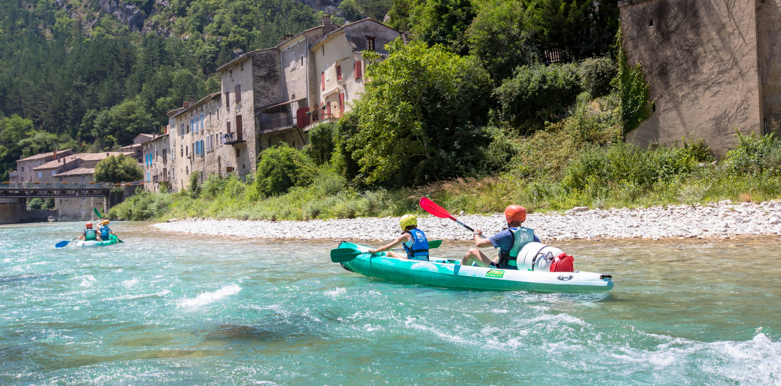 La Drôme, destination eau - canoë sur la rivière Drôme