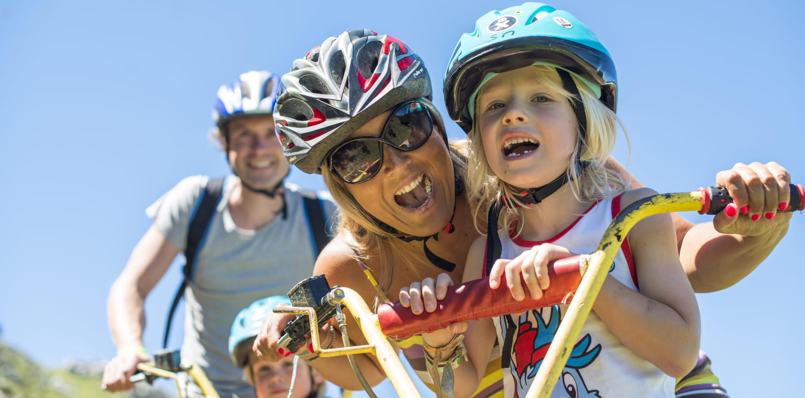 vélo en famille