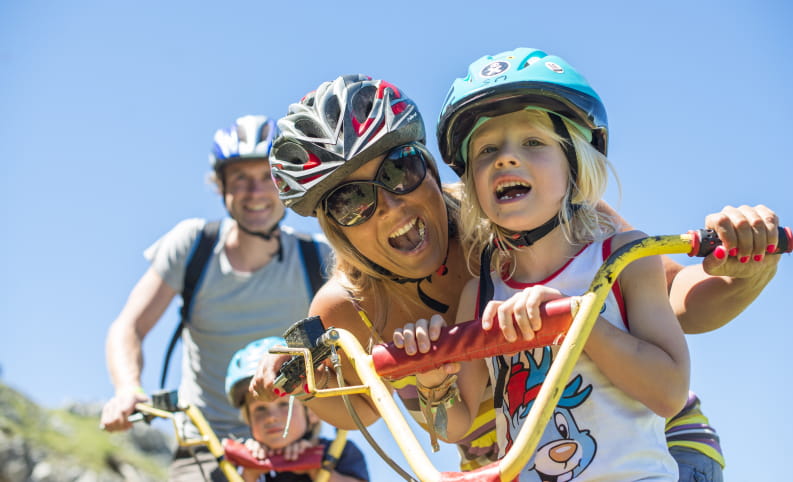 vélo en famille