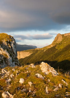 paysage de montagne dans le Parc naturel régional du Vercors