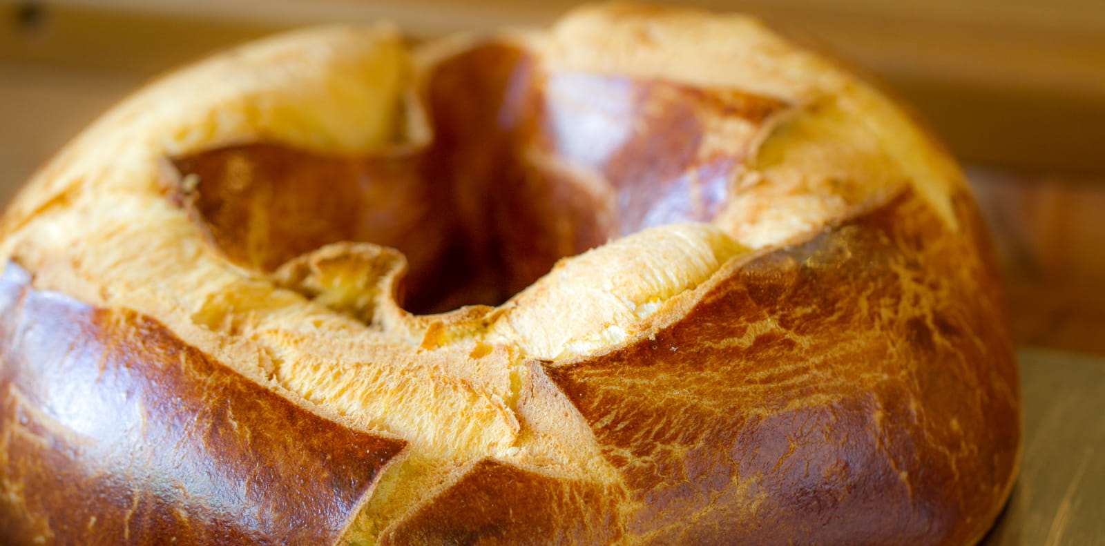 La pogne, brioche de Romans, sur la Vallée de l'Isère