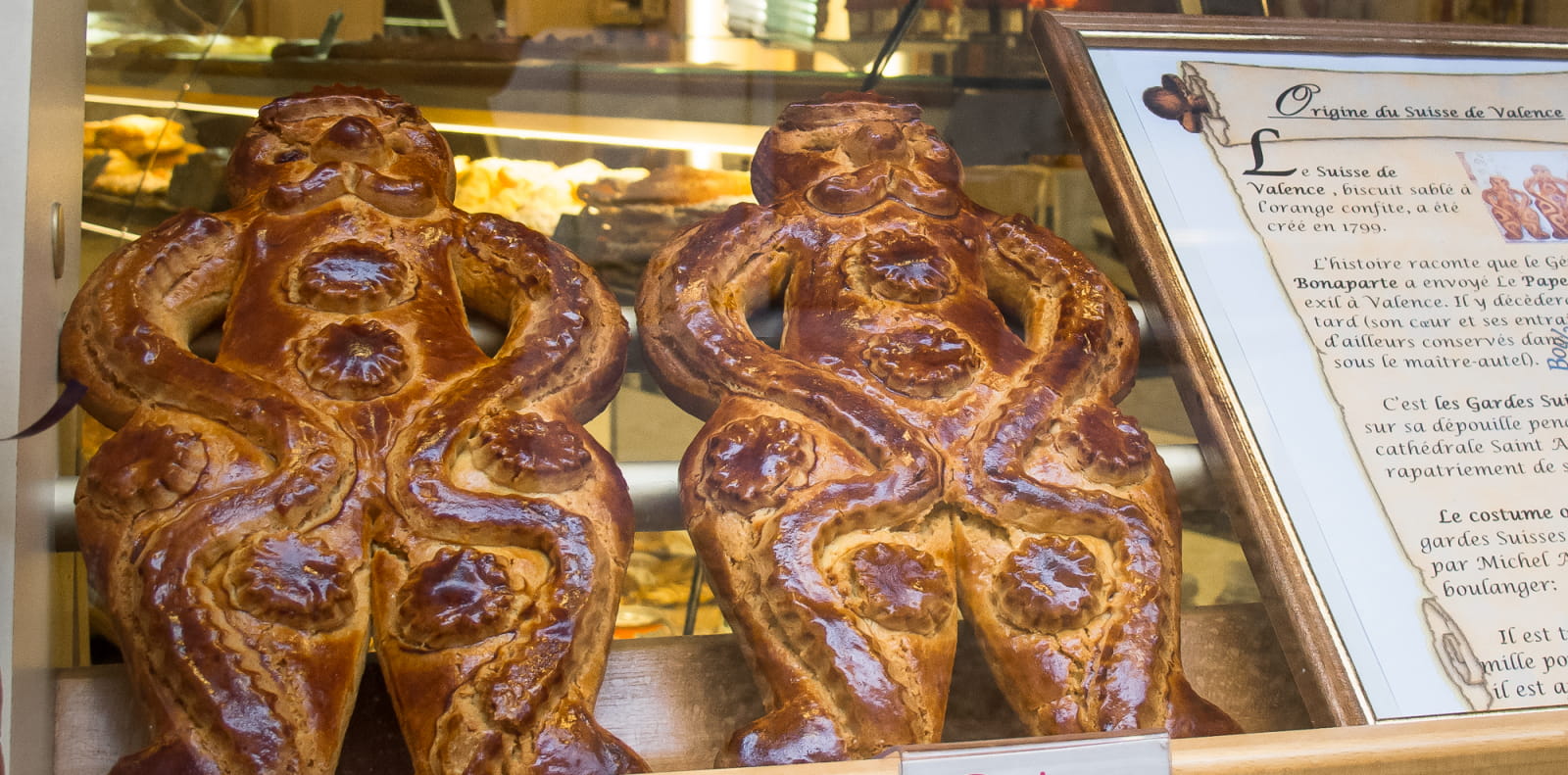 Le Suisse, un biscuit sablé, spécialité de Valence, proche de la véloroute voie verte Viarhôna