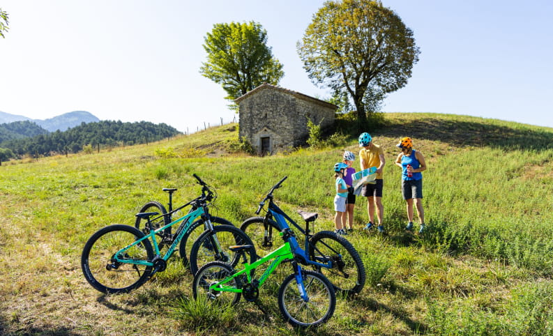 Vélos Cabanon Menglon + Famille à vélo